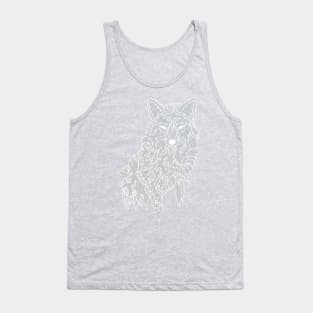 Lace Fox Tank Top